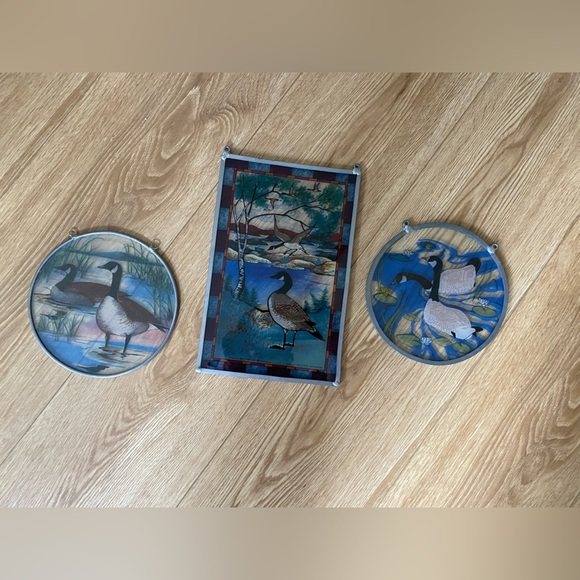 3 x Goose Sun Catchers - Picture 2 of 4
